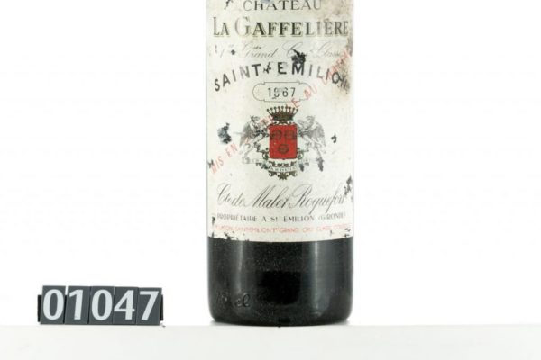 Chateau gaffeliere, wijn uit 1967, cadeau uit geboortejaar, zoveel jaar getrouwd