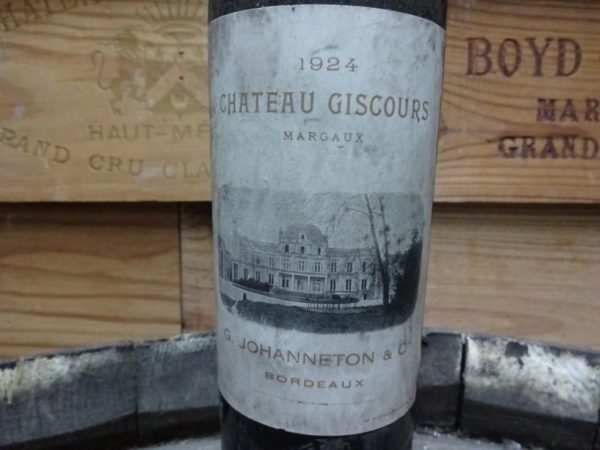 Wein von 1924, 100 Jahre altes Geschenk, 100 Jahre alter Wein, exklusives Weingeschenk, seltenes Weingeschenk
