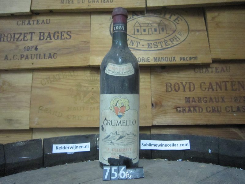 Spuug uit Hassy rammelaar Cadeau uit geboortejaar 1957 | Fles wijn uit 1957
