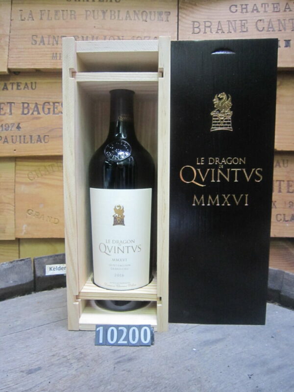 wine 2016, le dragon de quintus, have a bottle of wine delivered, unique wine gift, original wine gift, put together a Christmas package, nice gifts, buy something from your year of birth, gift ideas 110 years, 40 year old wine, jahrhundertweine.de, antikwein.de